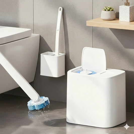 Baguette jetable pour nettoyer les toilettes - 8 recharges Ocean Breeze