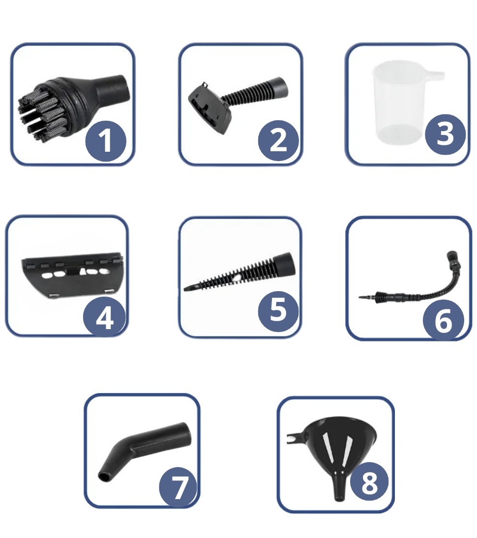 9 accessoires multifonctionnels (joints, matelas, rideaux, fenêtres, sols...)