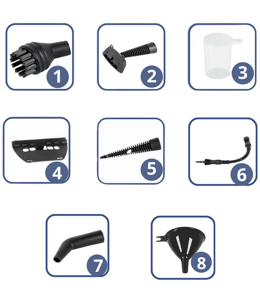 9 accessoires multifonctionnels (joints, matelas, rideaux, fenêtres, sols...)