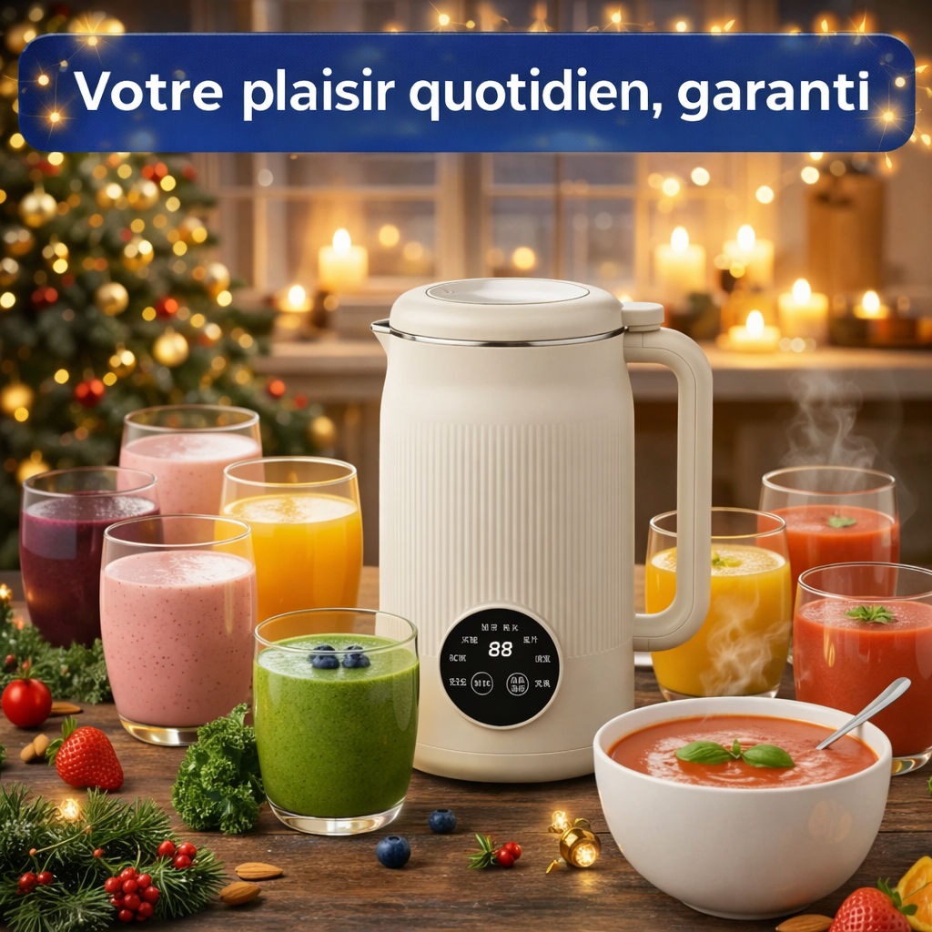 VitaMixia - Transformez 30 centimes d'amandes en 1L de lait onctueux. En 3 minutes.