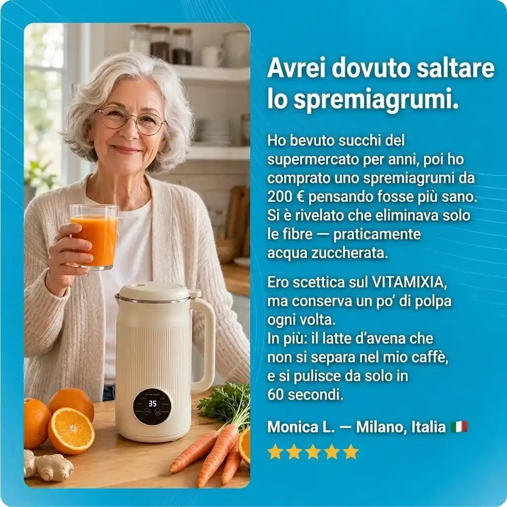 Vitamixia: O Aparelho 8-em-1 Que Retém 100% da Sua Fibra (E Autolimpa-se)