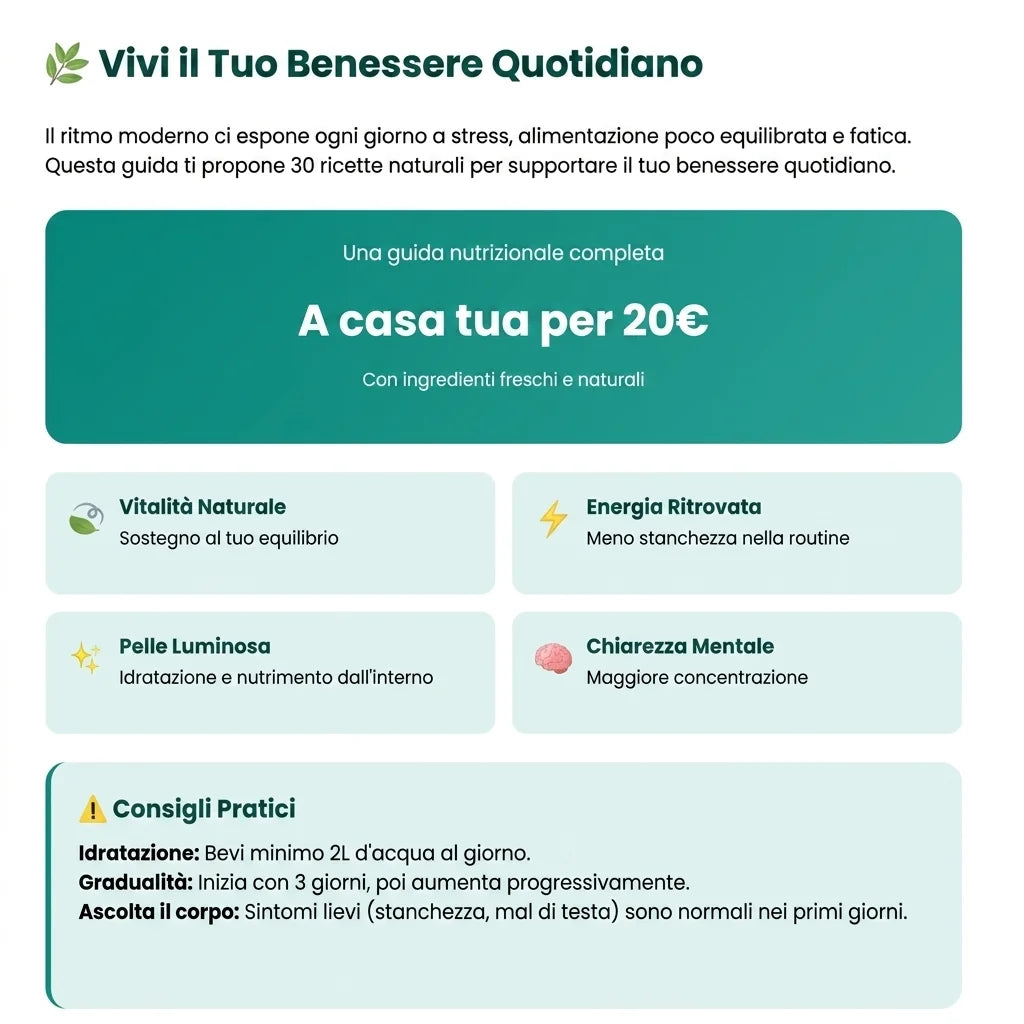 E-book: Guida "Succo completo — ritrova la tua energia"