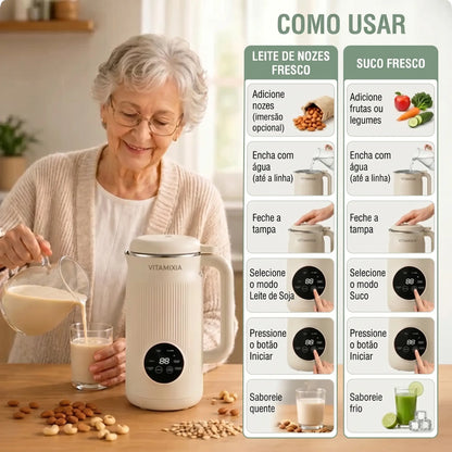 Vitamixia: O Aparelho 8 Em 1 Que Preserva 100% Das Suas Fibras (E Se Limpa Sozinho)