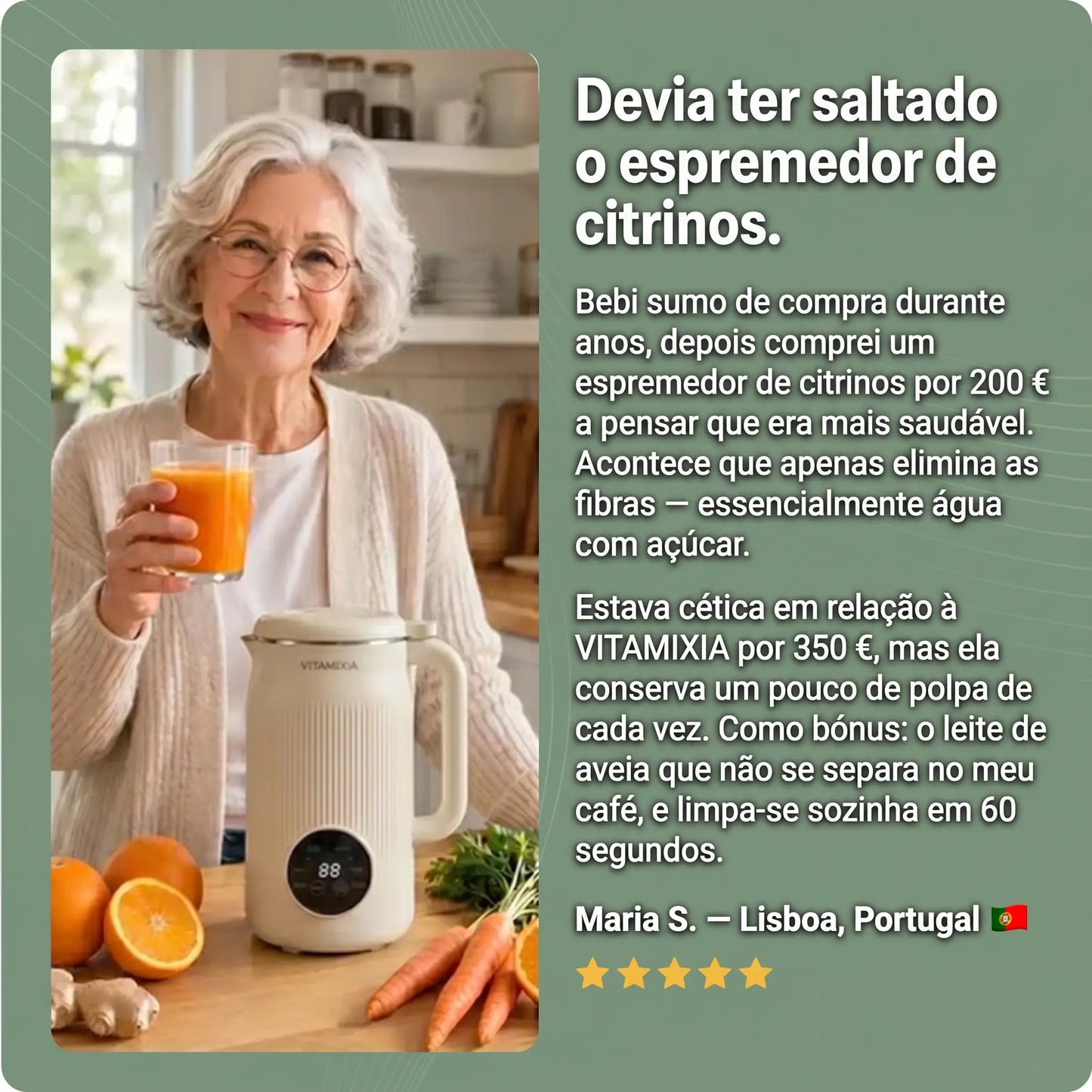 Vitamixia: O Aparelho 8 Em 1 Que Preserva 100% Das Suas Fibras (E Se Limpa Sozinho)