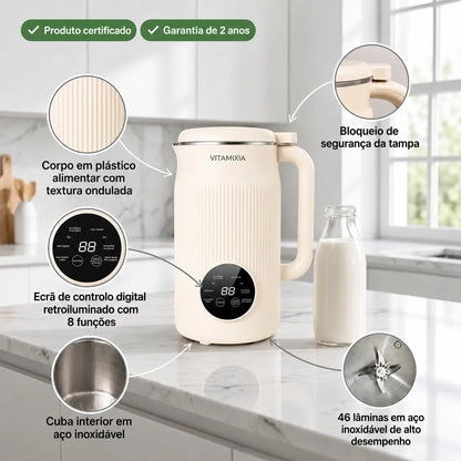 Vitamixia — Leite Vegetal Caseiro, Com Textura Perfeita E Cremosa