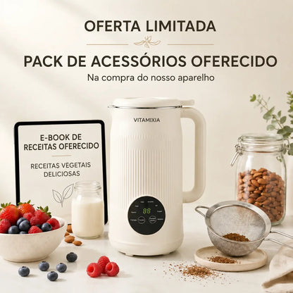Vitamixia — Leite Vegetal Caseiro, Com Textura Perfeita E Cremosa