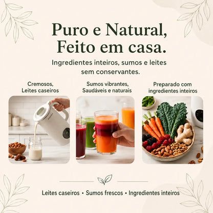 Vitamixia — Leite Vegetal Caseiro, Com Textura Perfeita E Cremosa